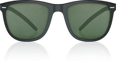 Fastrack Wayfarer, Retro Square Sunglasses(For Men, Green)
