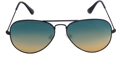 Fastrack Aviator Sunglasses(For Men, Green)