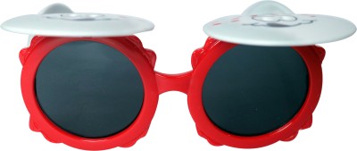 AMOUR Shield Sunglasses(For Boys & Girls, Grey)