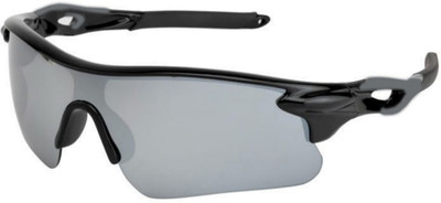 JEERATI Sports Sunglasses(For Men & Women, Black)