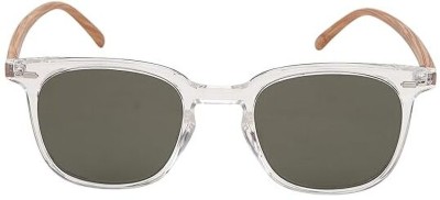 EYESHHOTS Shield Sunglasses(For Women, Green)