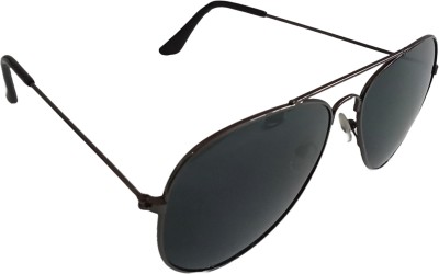 chic accent Aviator Sunglasses(For Men & Women, Green)