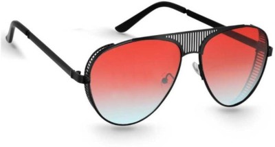 FORSEE Aviator Sunglasses(For Men & Women, Orange)