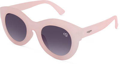 Woggles Round Sunglasses(For Boys & Girls, Black)