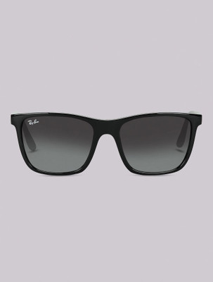 Ray-Ban Retro Square Sunglasses(For Men, Grey)