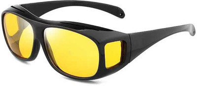 I REBEL Rectangular Sunglasses(For Men & Women, Yellow)