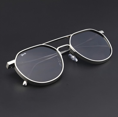 spectaswag Aviator, Over-sized Sunglasses(For Men & Women, Black)