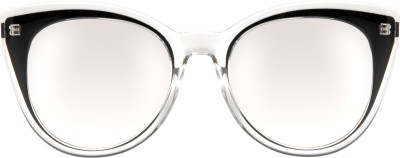 Chilli Beans Cat-eye Sunglasses(For Men & Women, Silver)