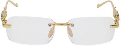 eyevy Rectangular, Retro Square Sunglasses(For Men & Women, Clear)