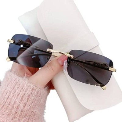 Sunglance Retro Square Sunglasses(For Men & Women, Black)