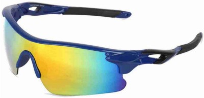 JEERATI Sports Sunglasses(For Men & Women, Multicolor)