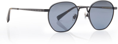 Shisen Fox Round Sunglasses(For Men & Women, Blue)