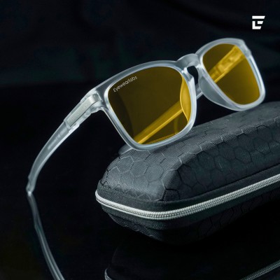 Eyewearlabs Wayfarer, Retro Square Sunglasses(For Men & Women, Yellow)