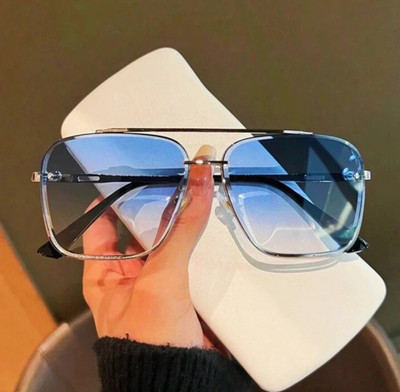 BRYXO Aviator Sunglasses(For Men & Women, Blue)