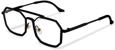 Shade House Retro Square Sunglasses(For Men, Clear)