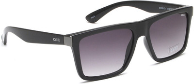 IDEE Retro Square Sunglasses(For Men, Grey)