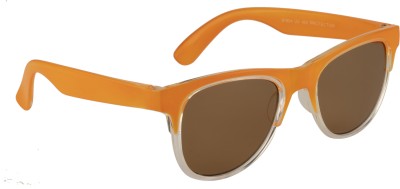Fair-x Clubmaster Sunglasses(For Boys & Girls, Brown)