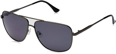Fastrack Retro Square Sunglasses(For Men, Black)