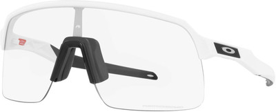 OAKLEY Rectangular Sunglass(For Men, Clear)