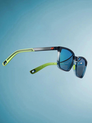 New Balance Retro Square Sunglasses(For Men, Green)