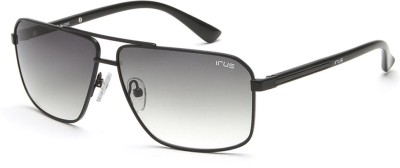 IRUS Retro Square Sunglasses(For Men, Green)