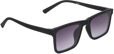 Youth Club Retro Square, Wayfarer Sunglasses(For Men & Women, Black)