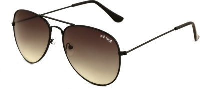 ROYAL SON Aviator Sunglasses(For Men, Black)