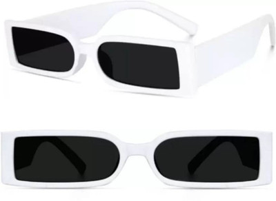Dyana Core Rectangular Sunglasses(For Men & Women, Black)