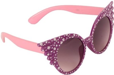 DEPARTED Butterfly, Cat-eye Sunglasses(For Girls, Grey)