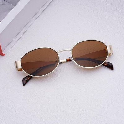 Dressberry Oval Sunglasses(For Women, Brown)