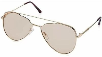 Roadies Aviator Sunglasses(For Men & Women, Golden)