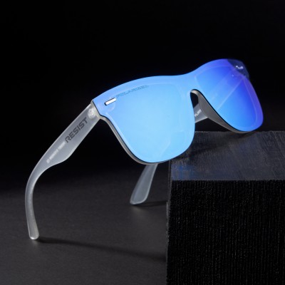 RESIST EYEWEAR Wayfarer Sunglasses(For Men & Women, Blue)