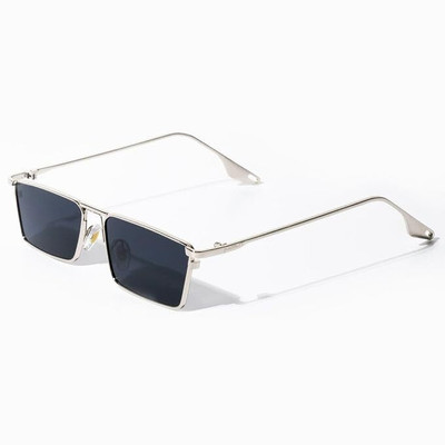 SUN STYLE Rectangular Sunglasses(For Men & Women, Black)