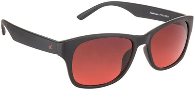 Fastrack Wayfarer Sunglasses(For Men, Red)