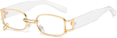 AKAYI Retro Square Sunglasses(For Men & Women, Clear)