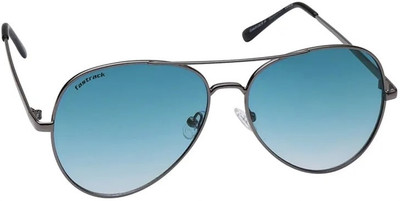 Fastrack Aviator Sunglasses(For Men & Women, Green)