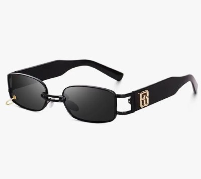 FILZAGLASSES Retro Square Sunglasses(For Men & Women, Black)