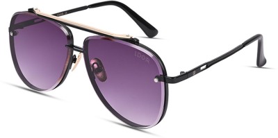 IDOR Aviator Sunglasses(For Men & Women, Grey)