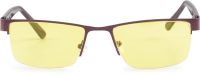 Redex Rectangular Sunglasses(For Men, Yellow)