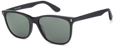 john jacobs Rectangular Sunglasses(For Men & Women, Green)