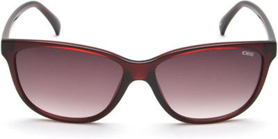 IDEE Rectangular Sunglasses(For Women, Brown)