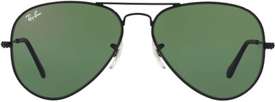 Ray-Ban Aviator Sunglasses(For Men, Green)