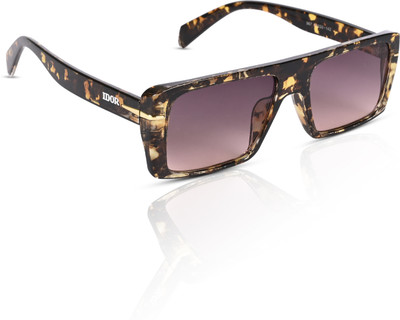 IDOR Rectangular Sunglasses(For Men & Women, Multicolor)