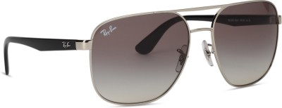 Ray-Ban Aviator Sunglasses(For Men & Women, Grey)