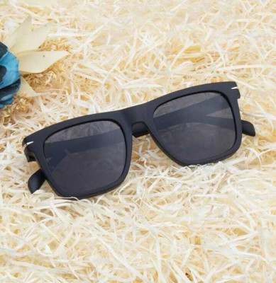 AR Cool Wayfarer Sunglasses(For Men & Women, Black)