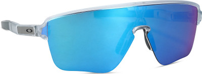 OAKLEY Rectangular Sunglass(For Men, Blue)