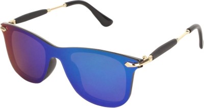 Shade House Wayfarer Sunglasses(For Men, Blue)