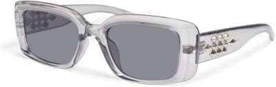 Spexwale Rectangular Sunglasses(For Women, Grey)