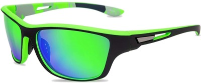 elegante Sports Sunglasses(For Men & Women, Green)