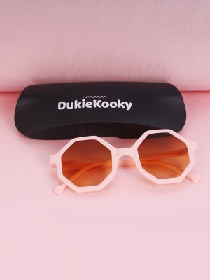 Dukiekooky Shield Sunglasses(For Boys & Girls, Pink)